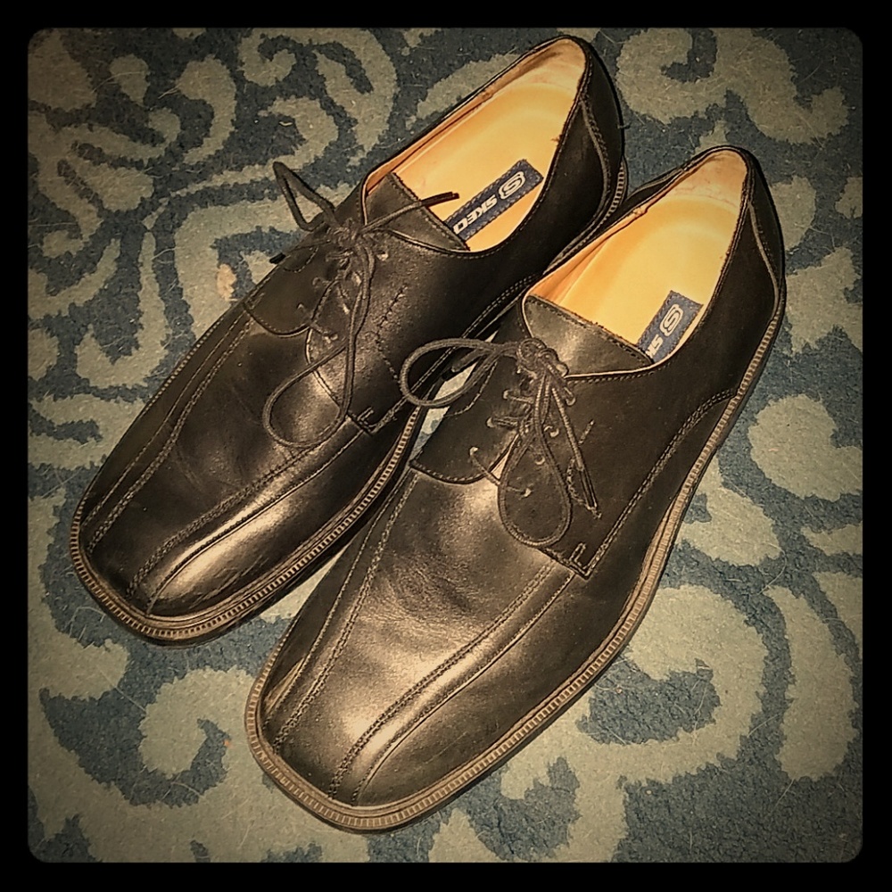 Black Leather Dress Shoes